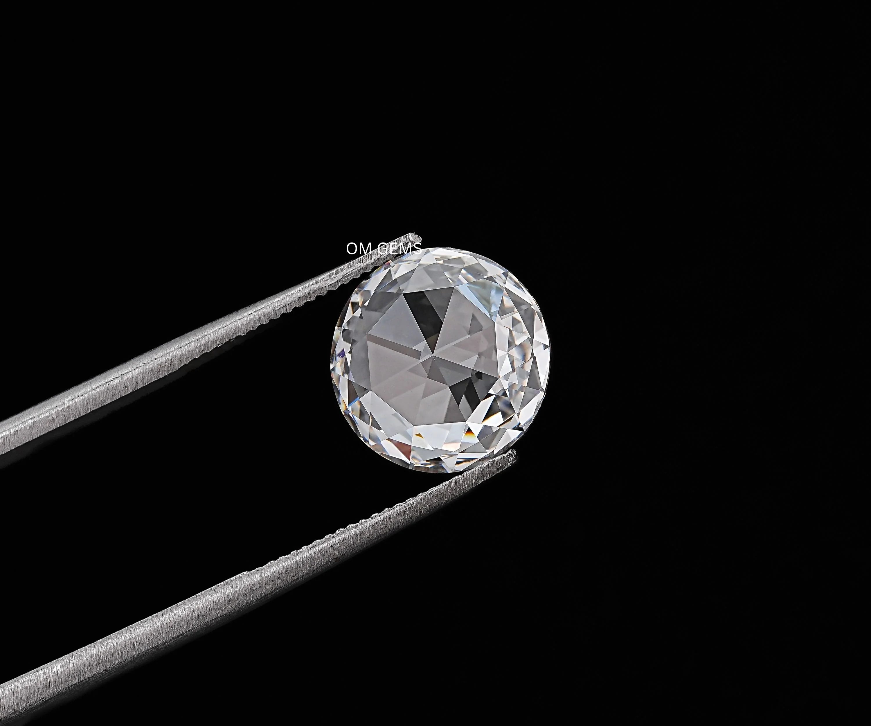 Round Rose Cut Lab Grown Diamond