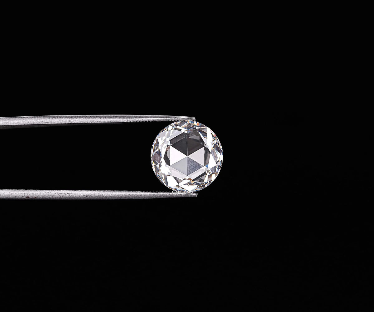 3.72 Carat Rose Cut Round Shape Lab Grown Diamond