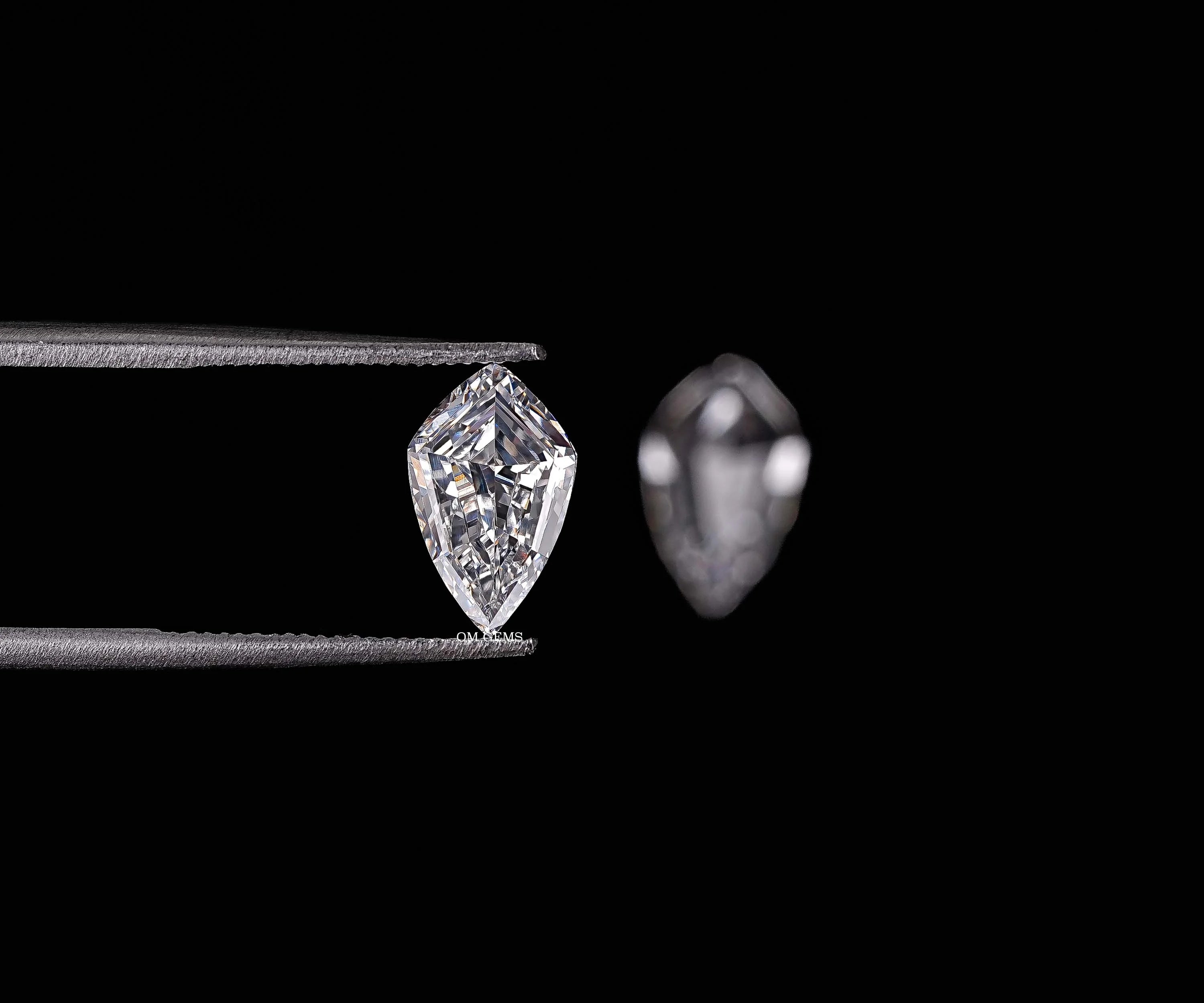 Shield Cut Lab Grown Loose Diamond Matching Pair
