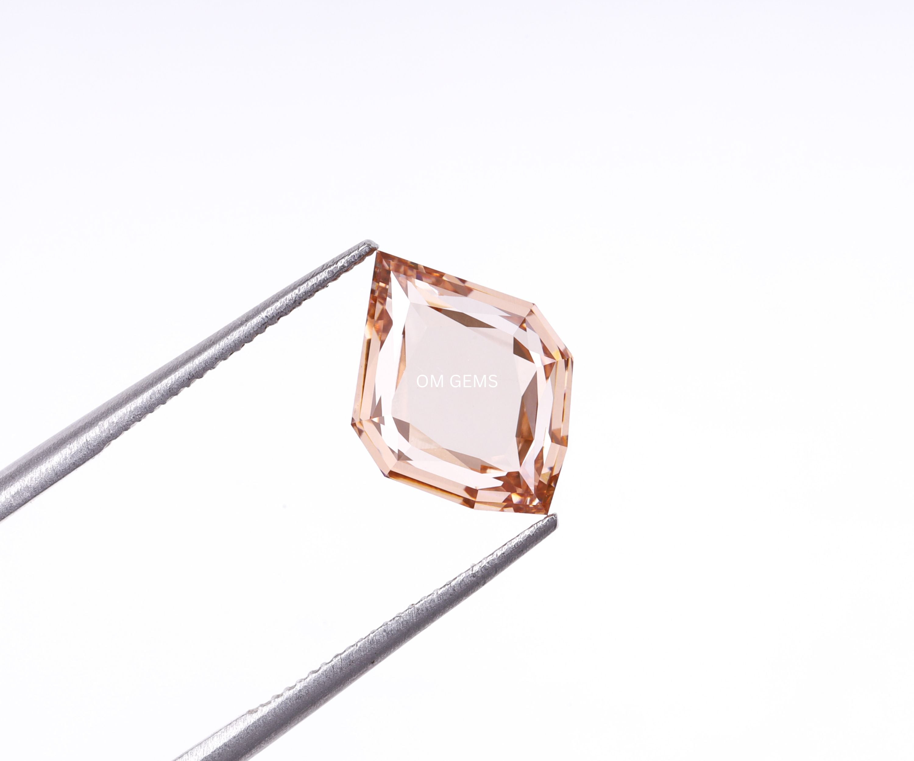 Shield Cut Pink Lab Grown Diamond