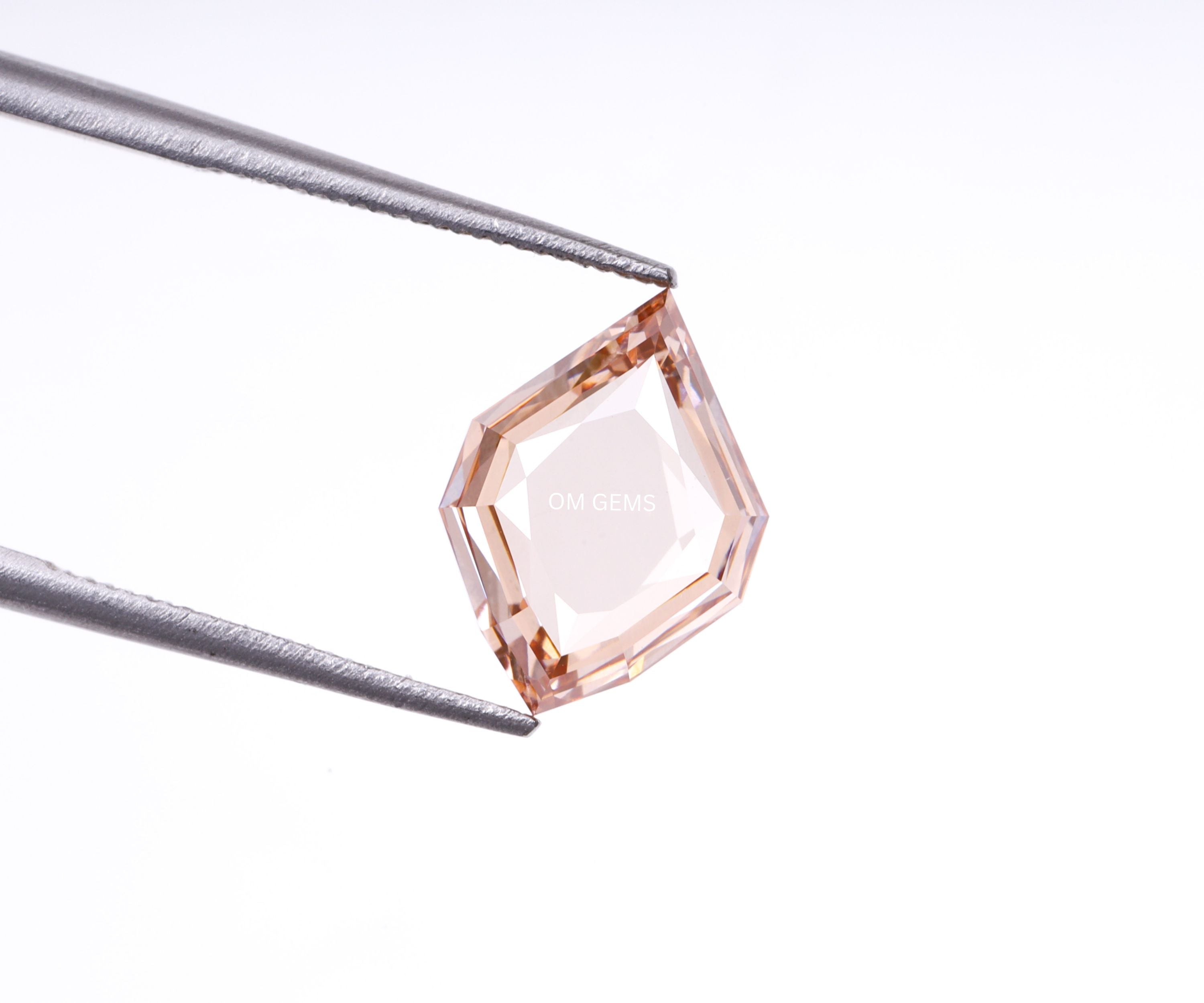 Shield Cut Pink Lab Grown Diamond