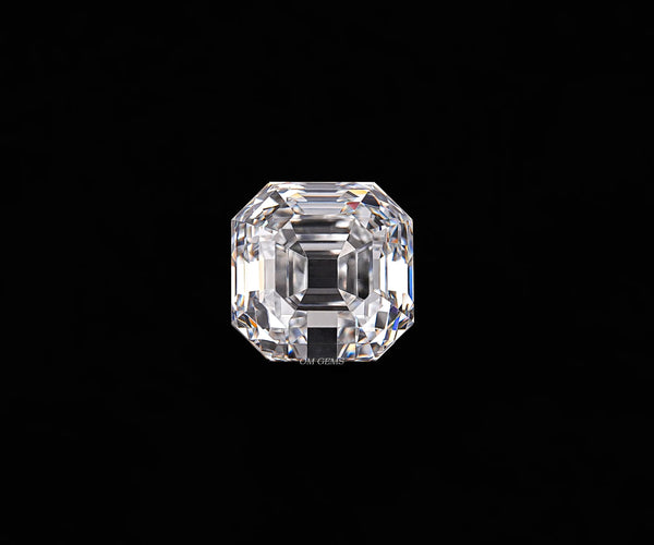 2.07 Carat Square Emerald Brilliant Cut Lab Grown Loose Diamond
