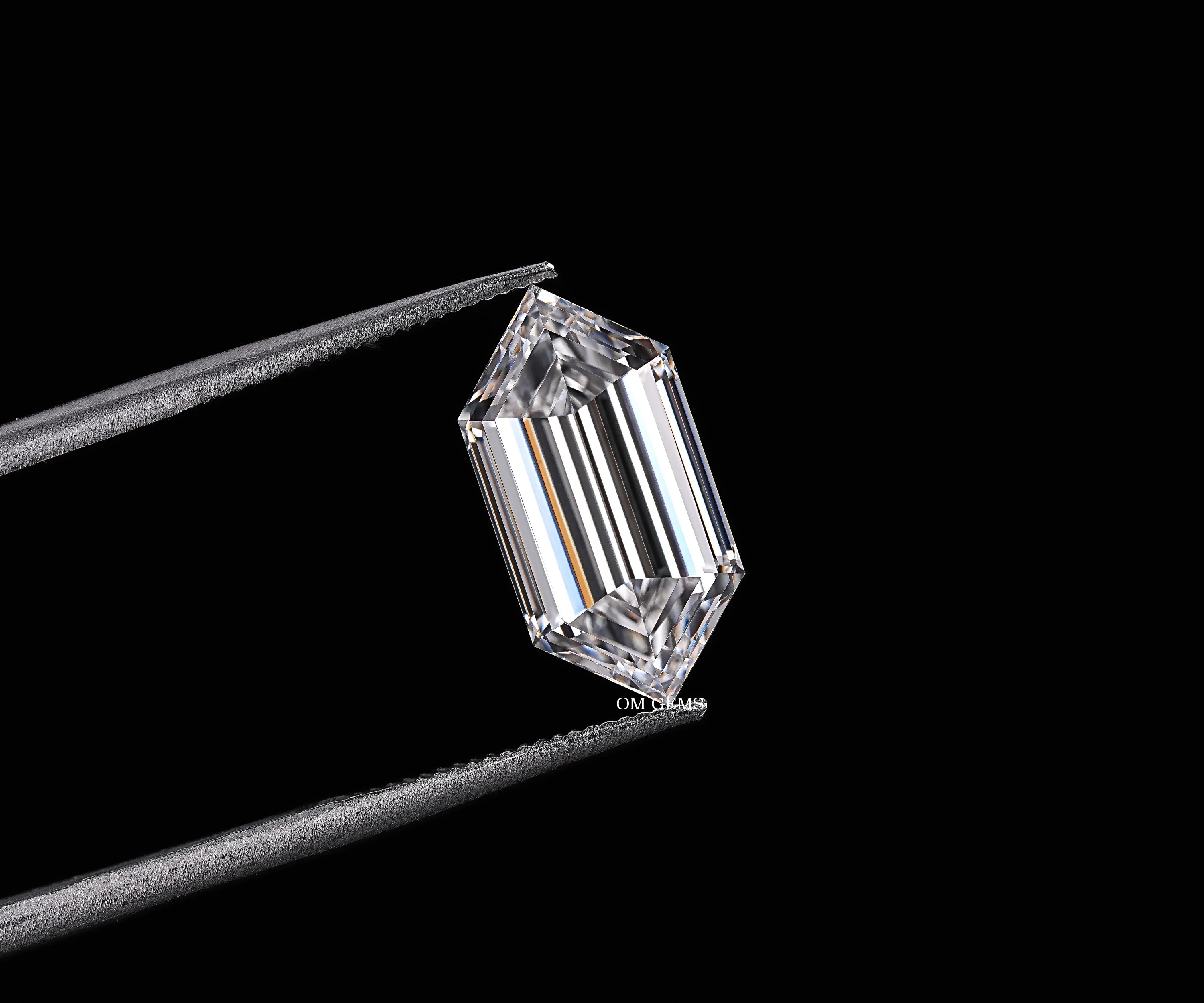 Step Cut Hexagon Cut Lab Grown Diamond Loose