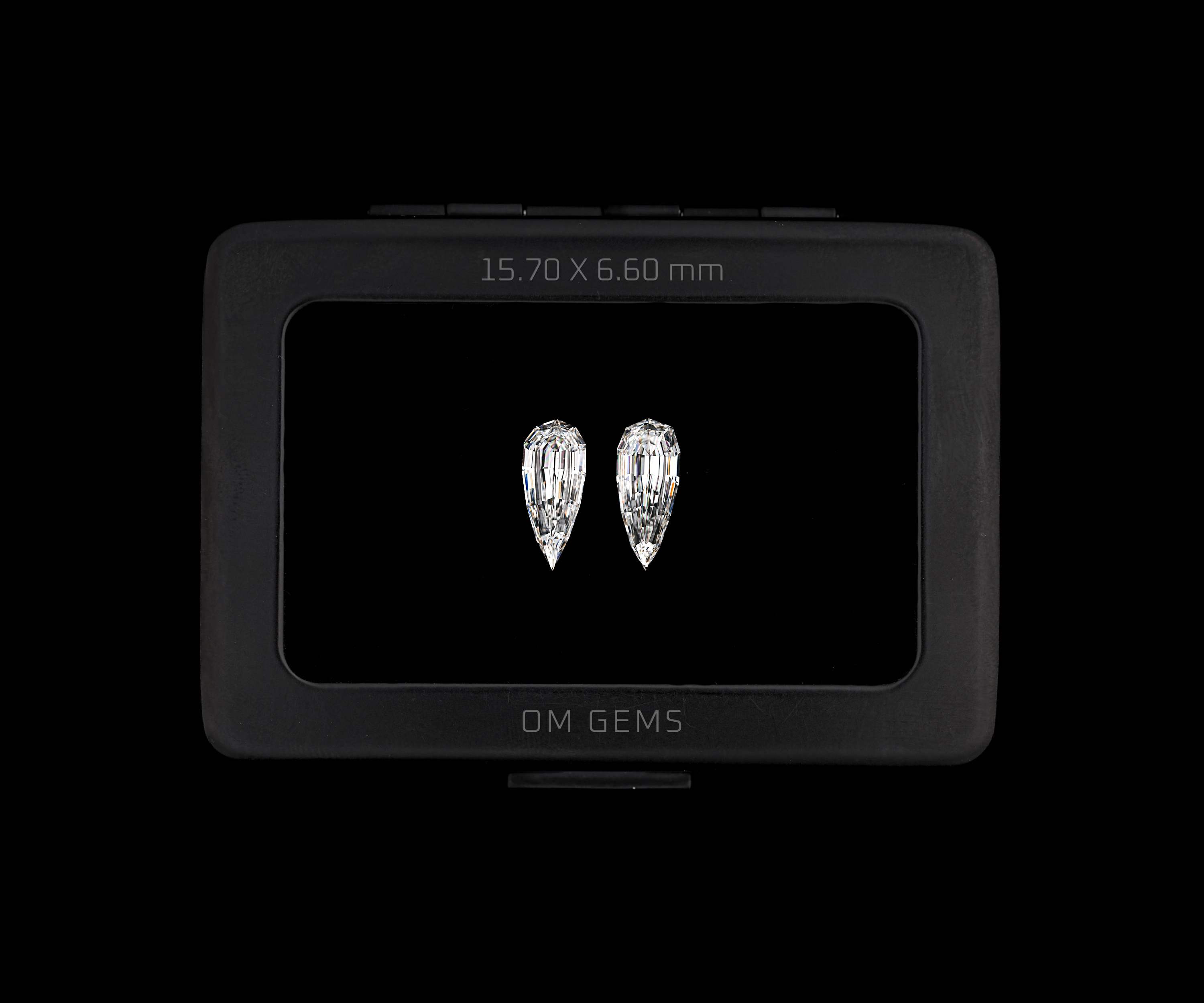 Step Cut Marquise Lab Grown Diamond Matching Pair
