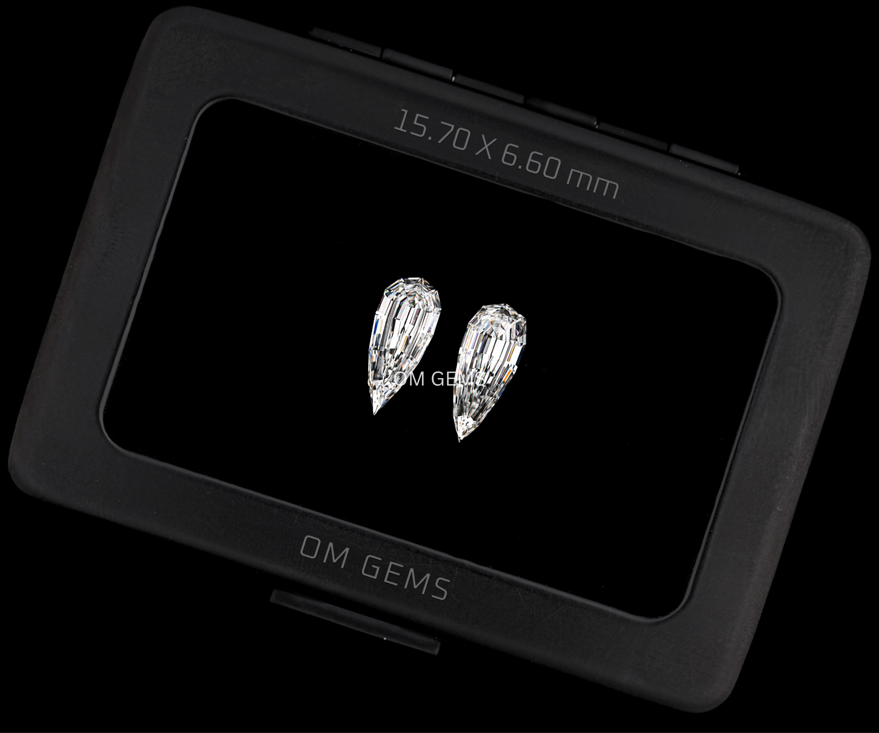 Step Cut Marquise Lab Grown Diamond Matching Pair