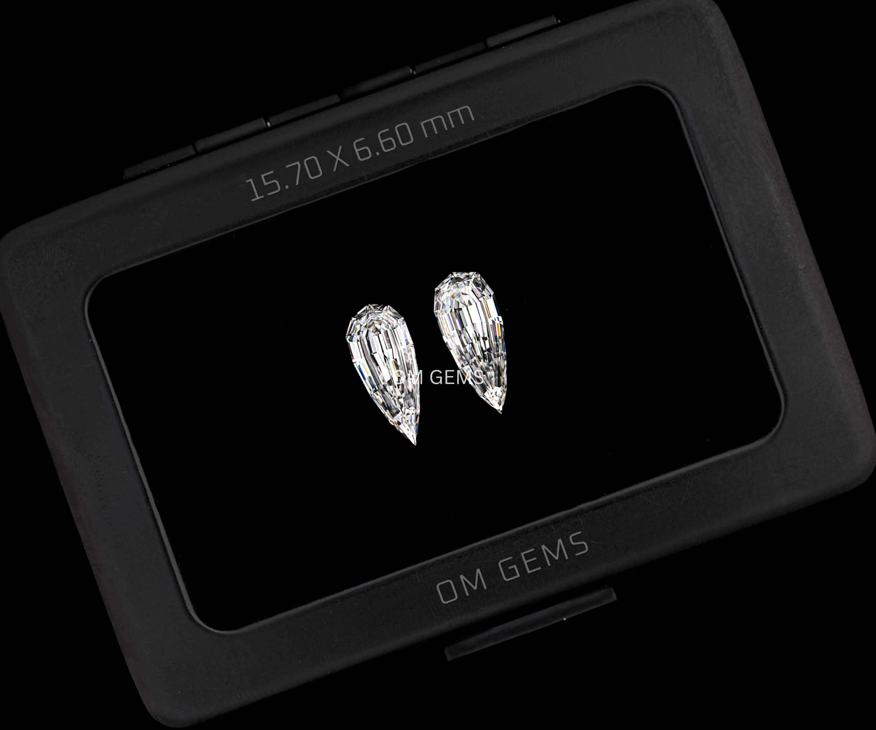 Step Cut Marquise Lab Grown Diamond Matching Pair