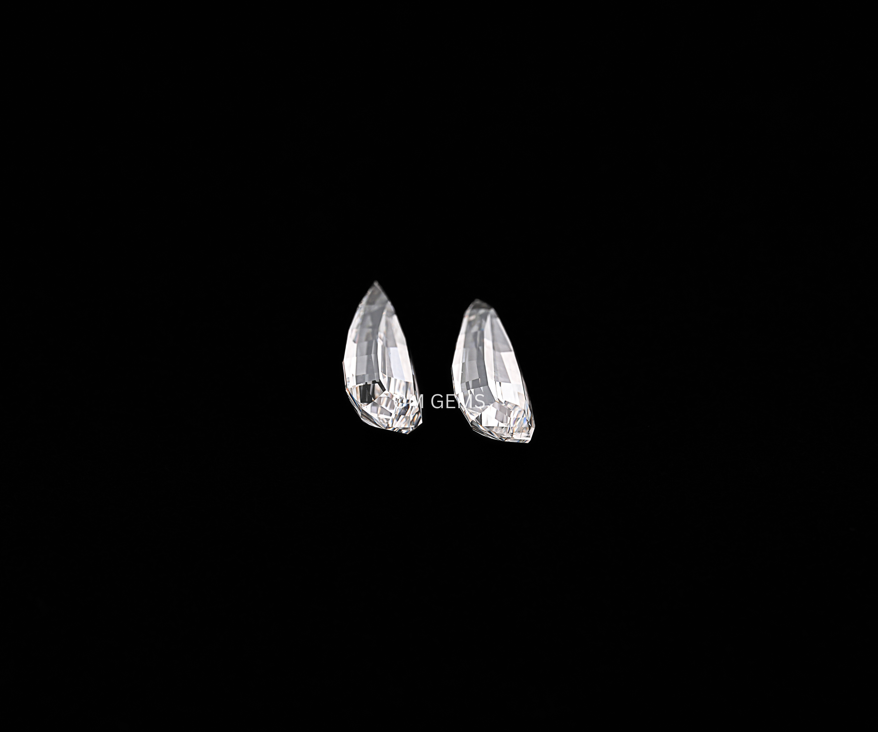 Step Cut Marquise Lab Grown Diamond Matching Pair