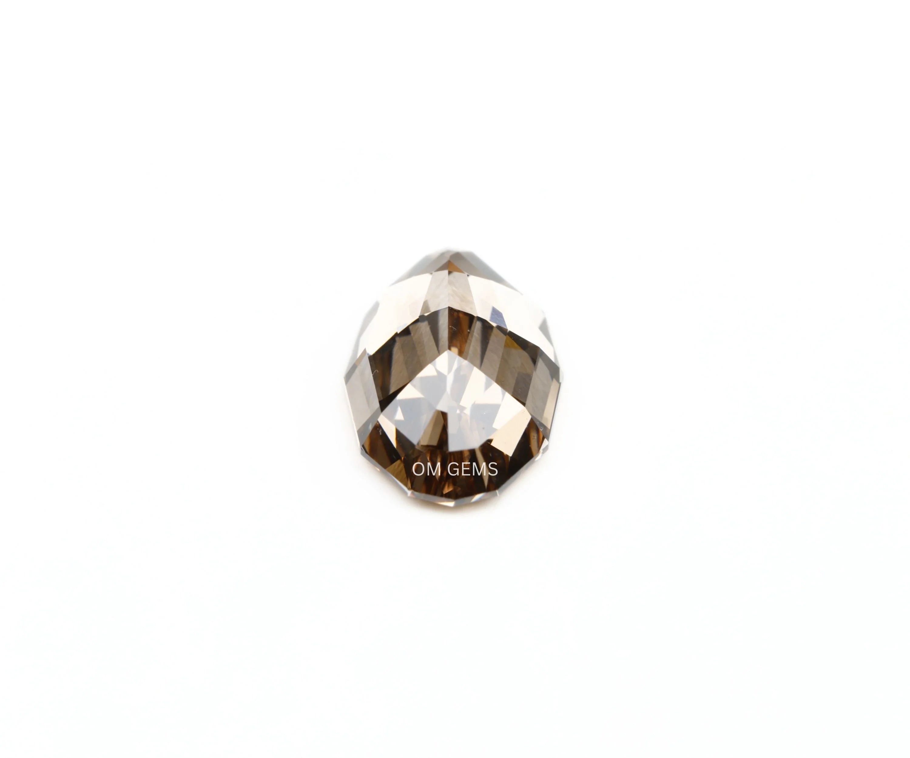 Step Cut Oval Brown Loose Diamond