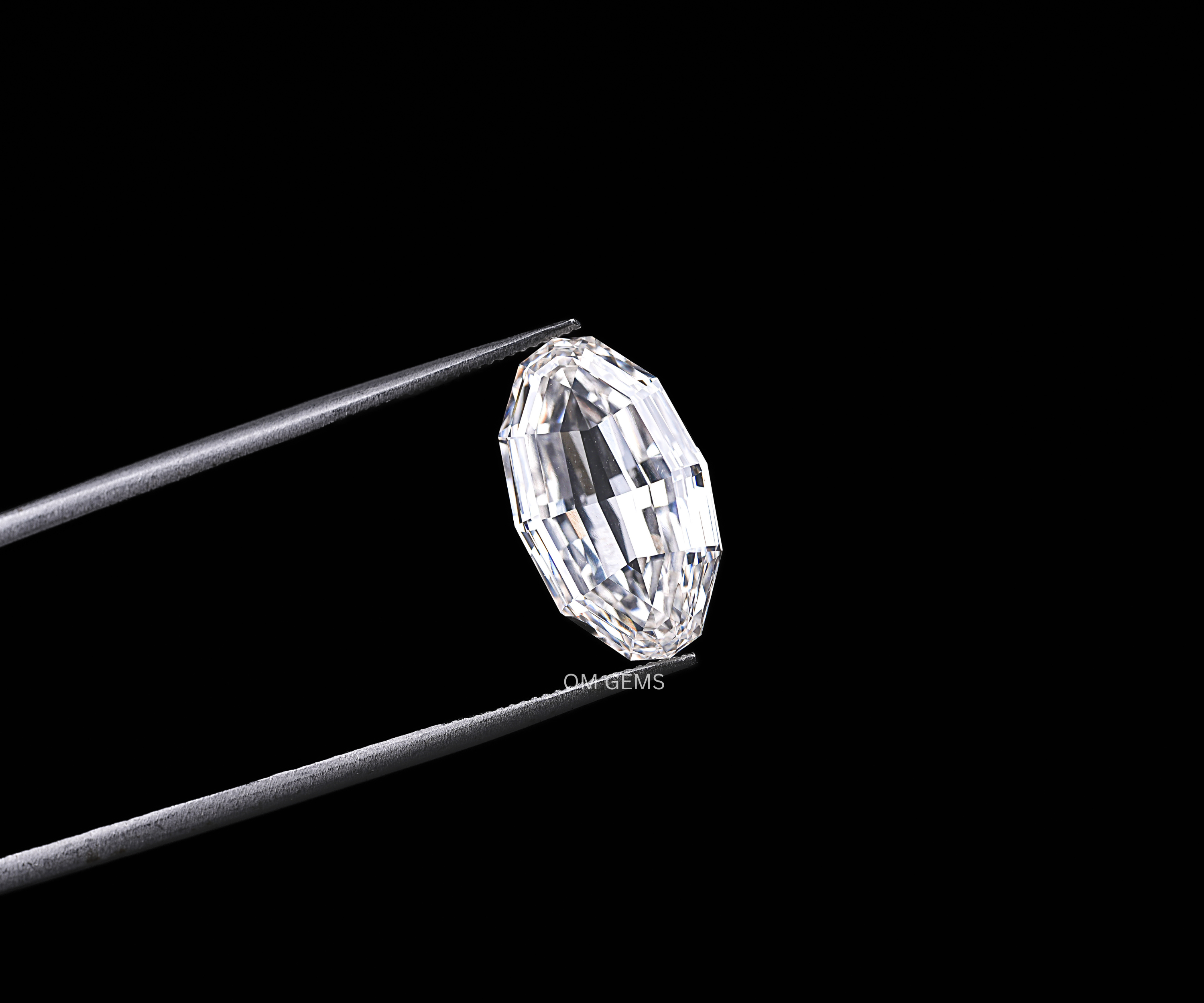 Step Cut Oval Lab Grown Diamond