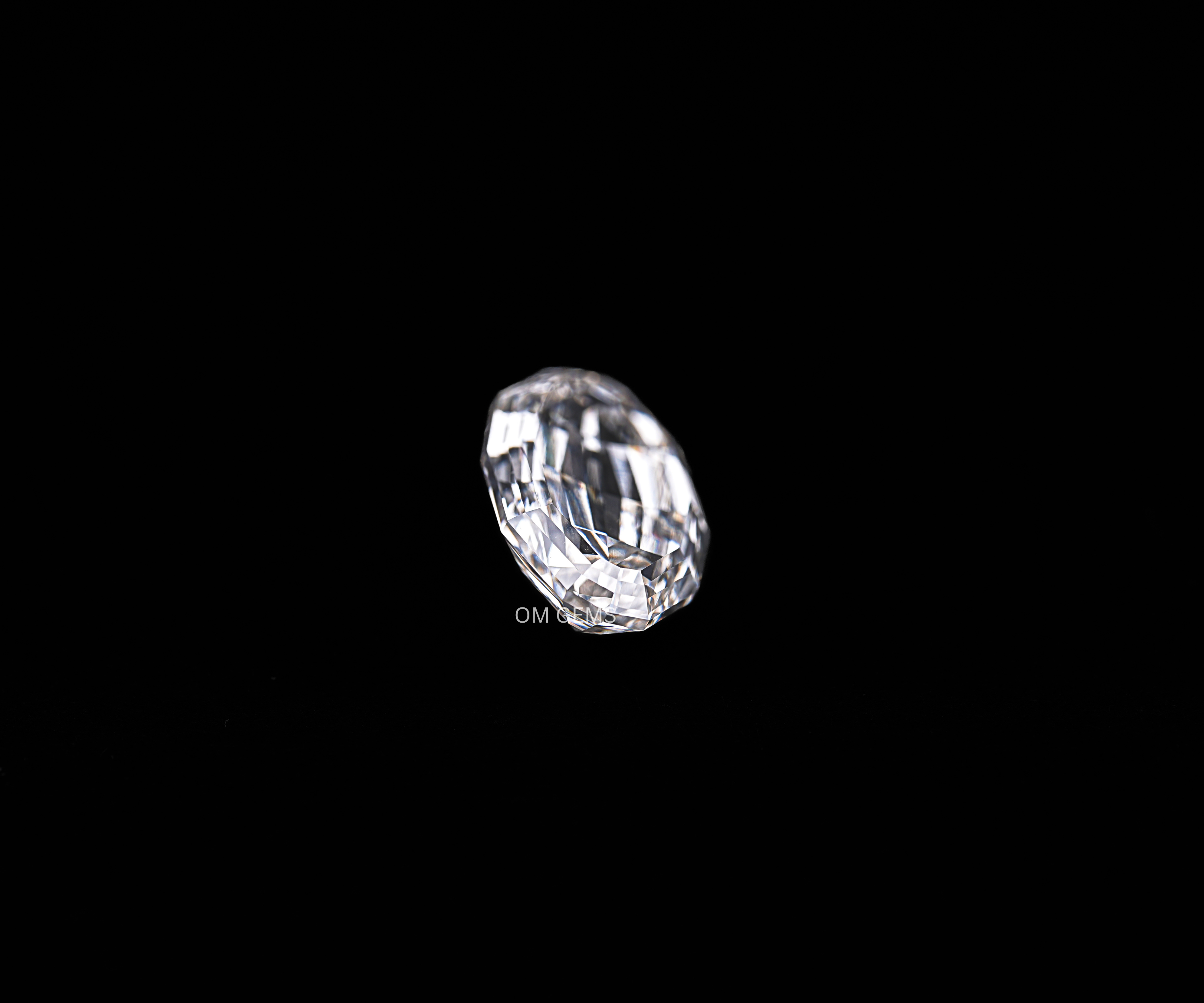 Step Cut Oval Lab Grown Diamond 
