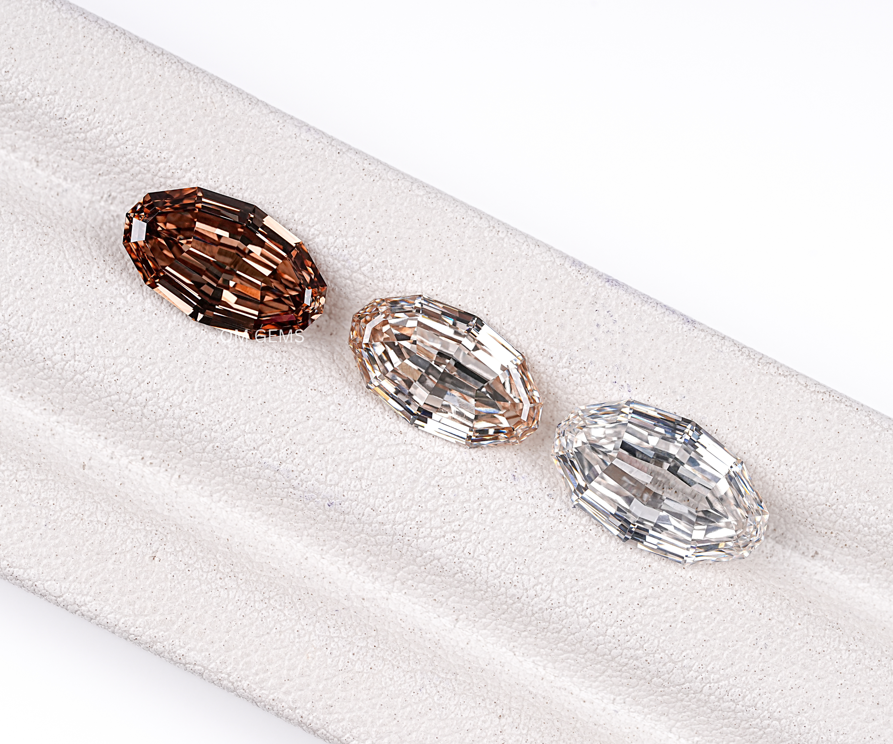 Step Cut Oval Lab Grown Diamonds