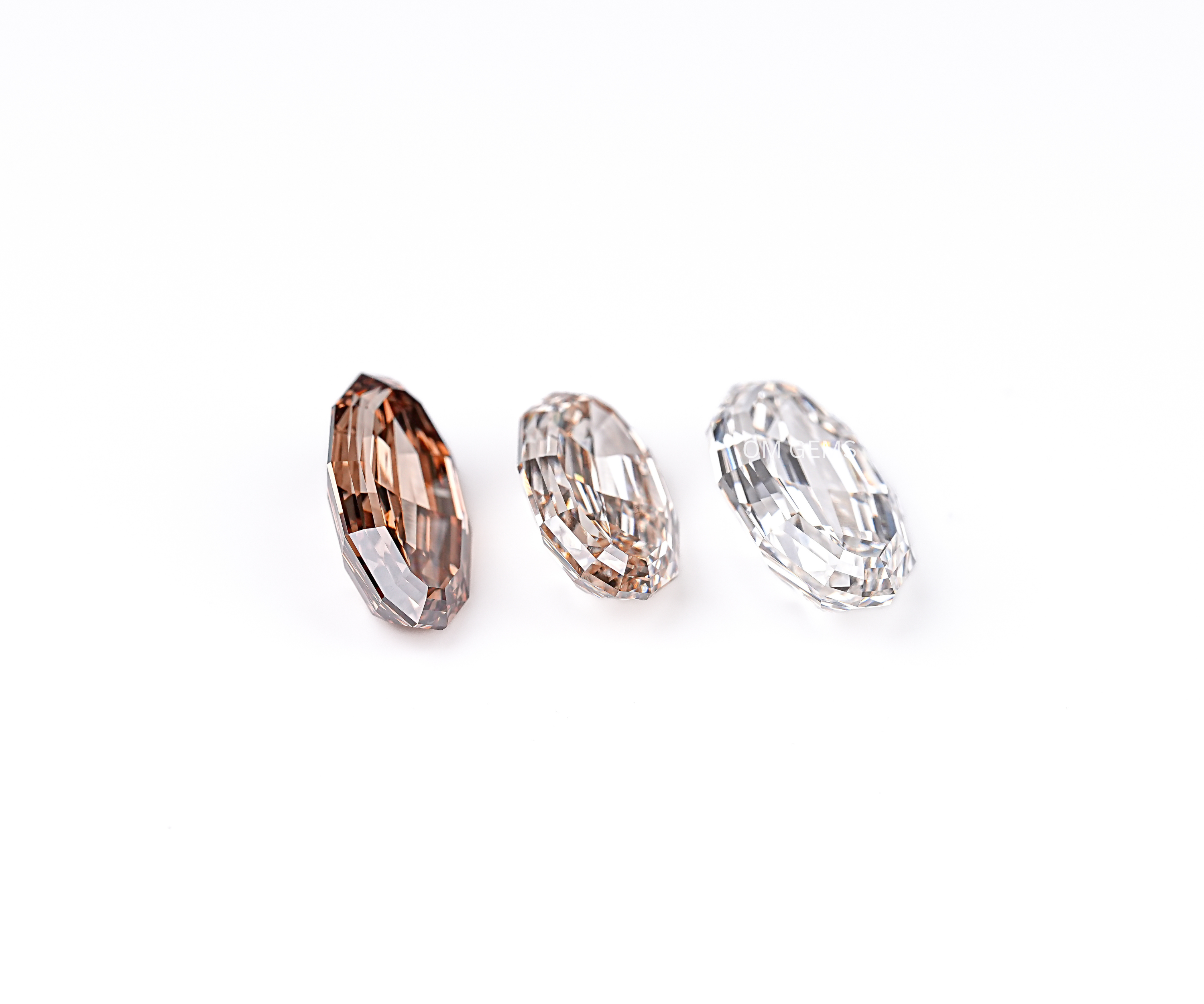 Step Cut Oval Lab Grown Diamonds