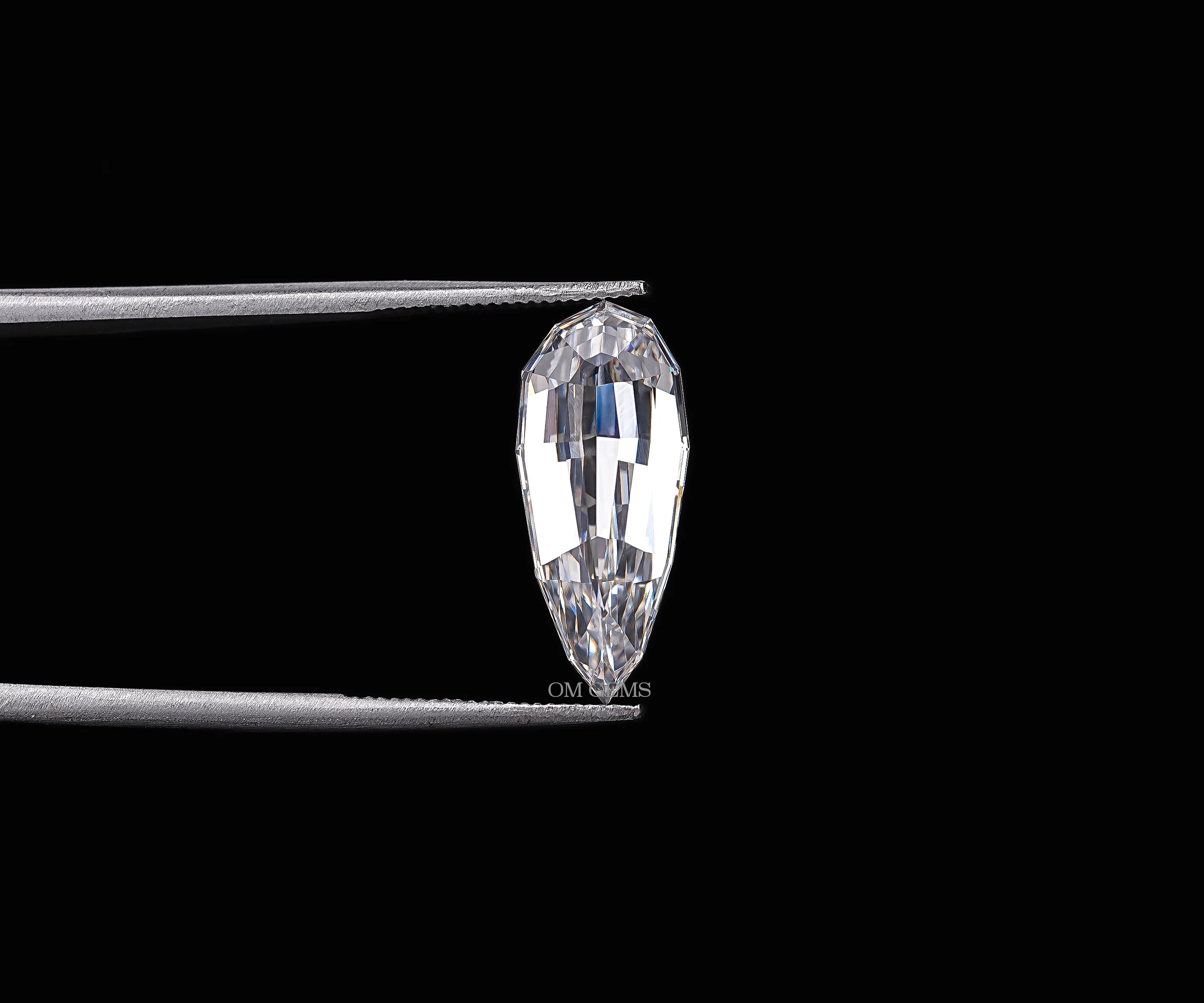 Step Cut Pear Lab Grown Diamond Loose Diamond