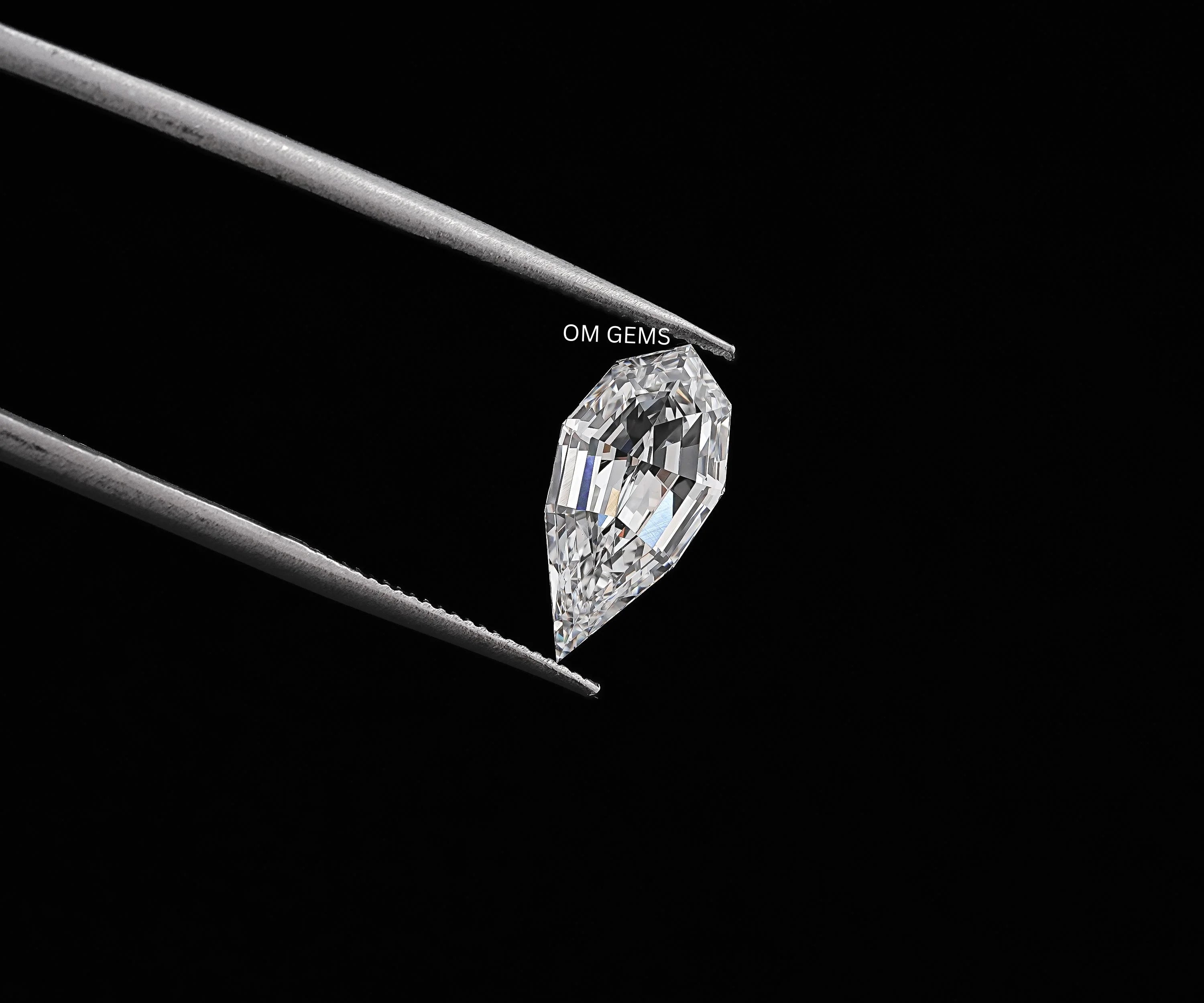 Step Cut Pear Lab Grown Diamond