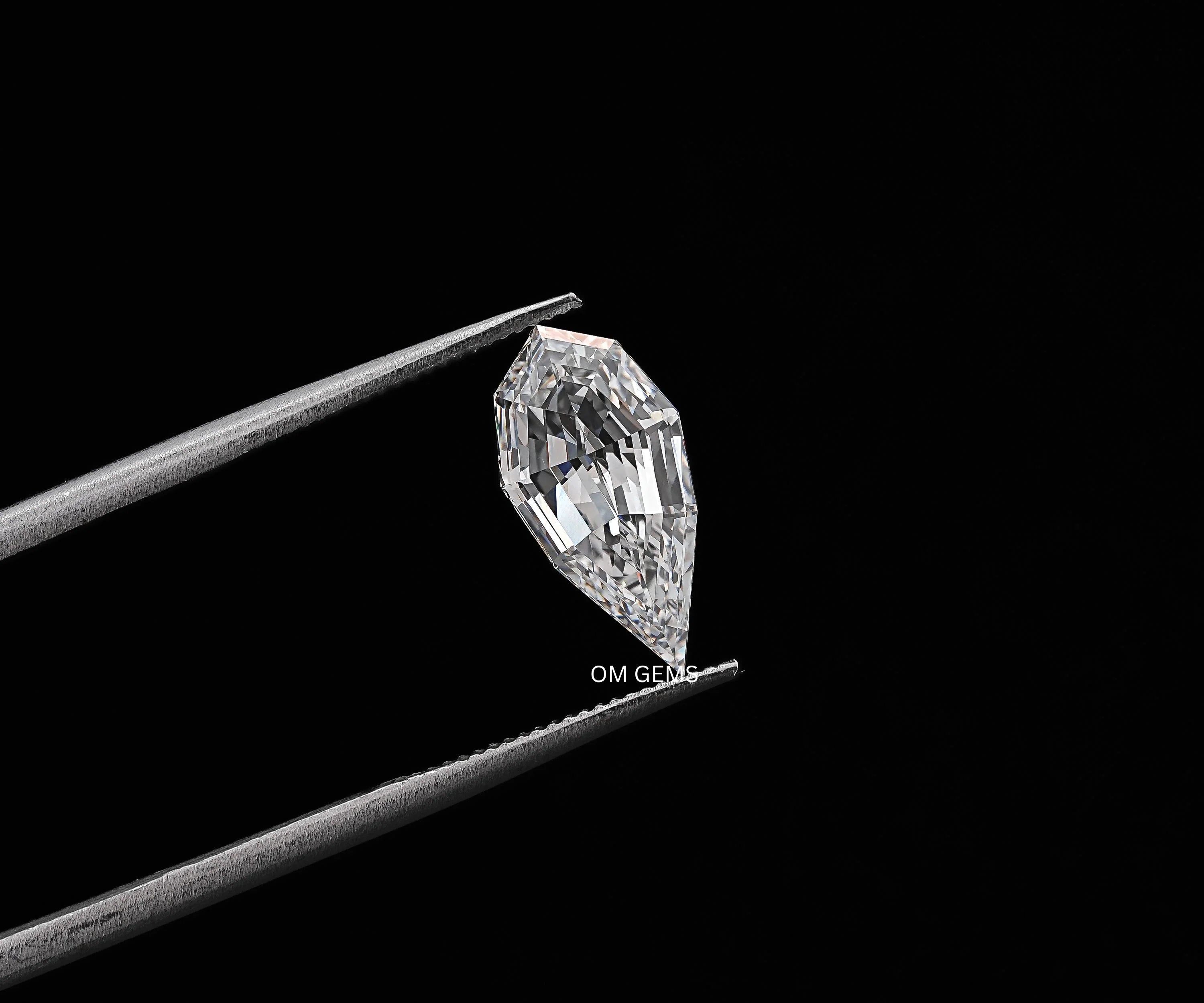 Step Cut Pear Lab Grown Diamond