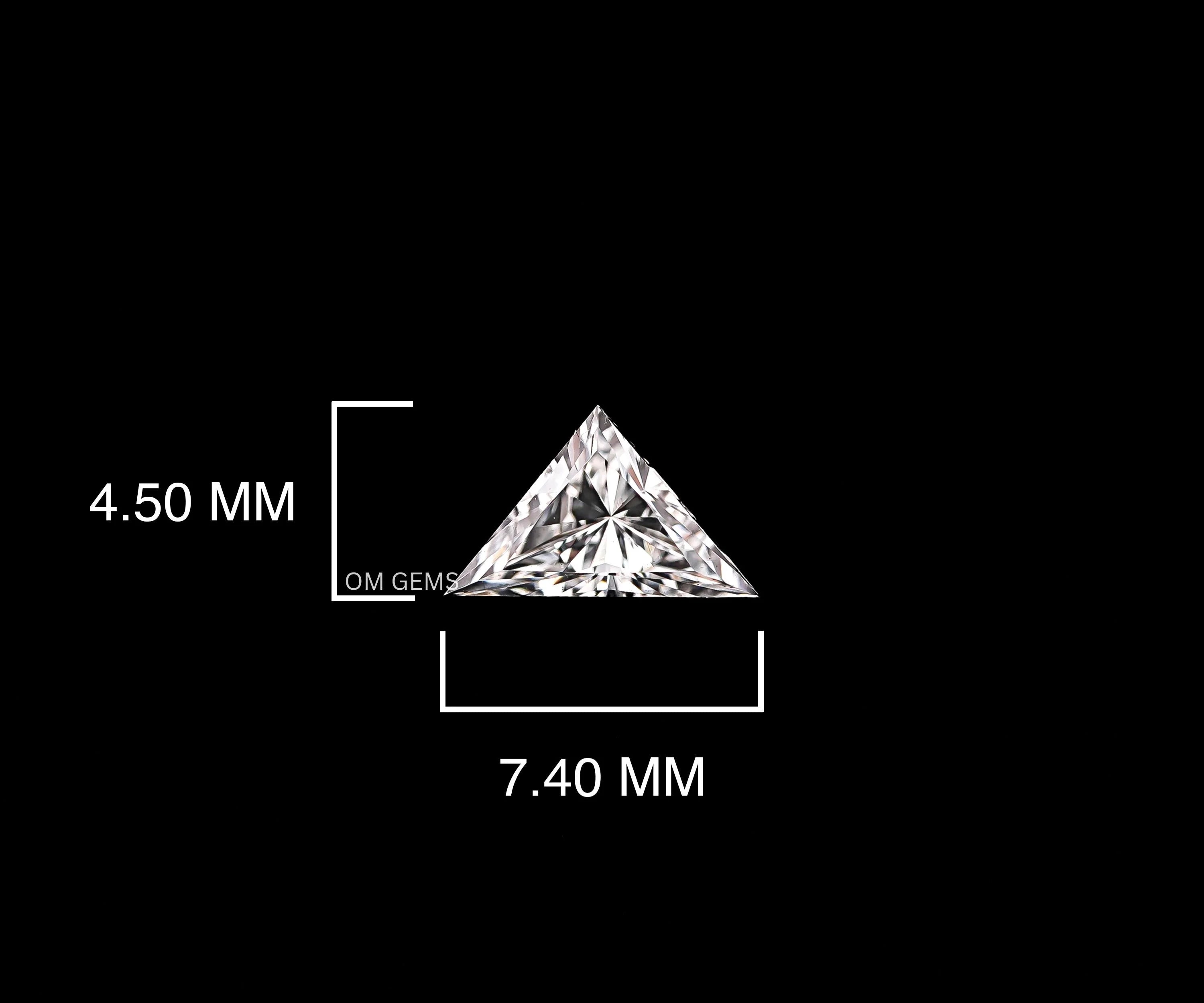 Triangle Cut Lab Loose Diamond