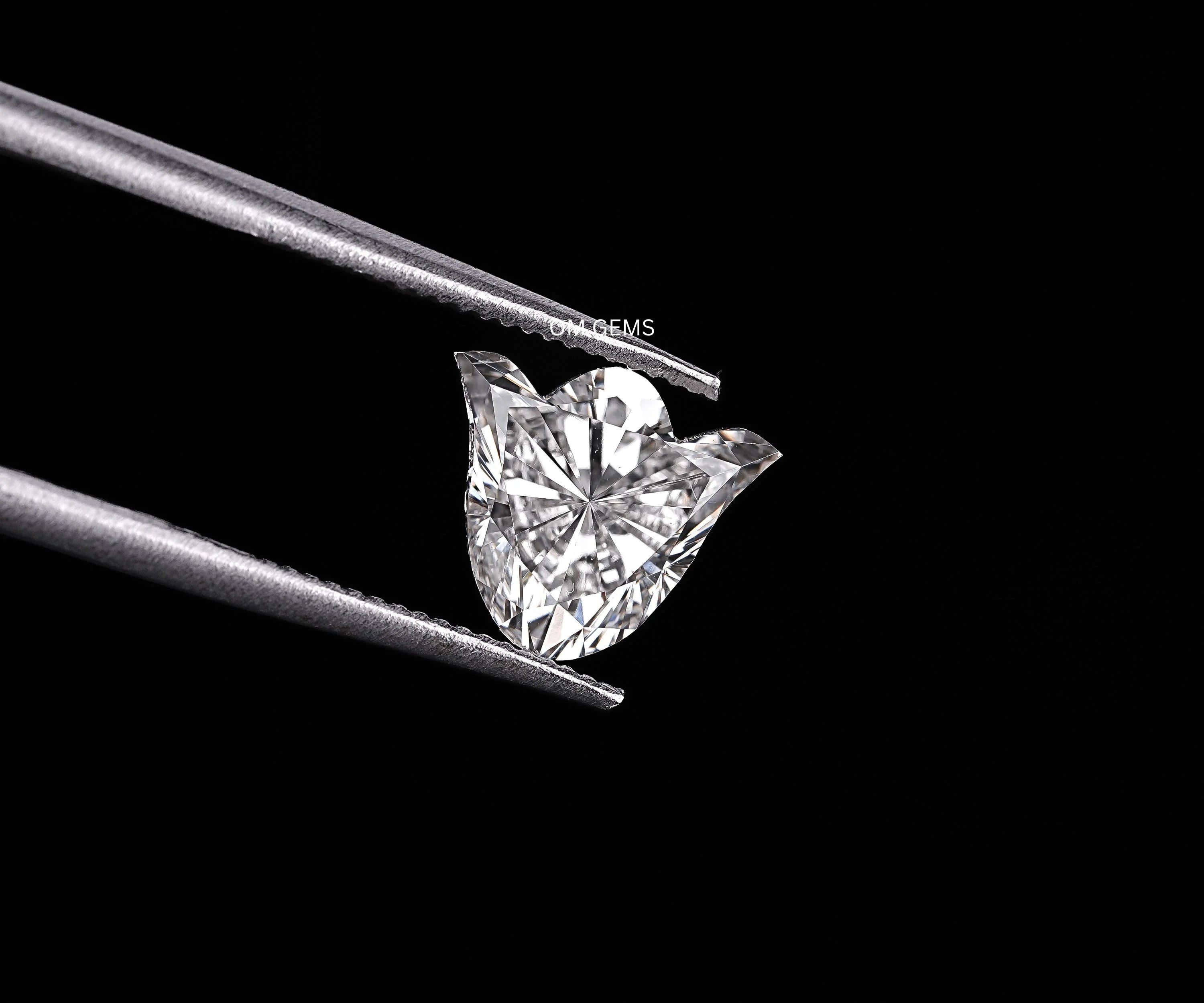 Tulip Shaped Lab Grown Loose Diamond