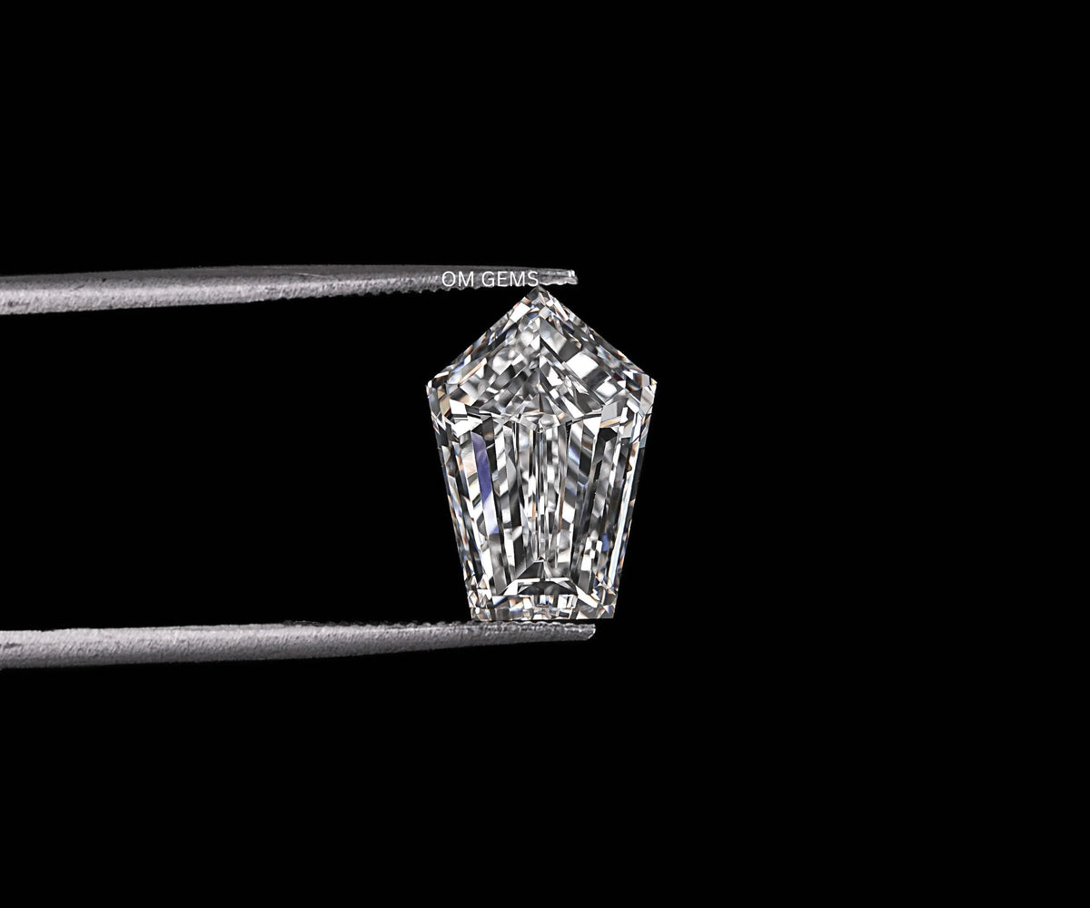 Shield Excellent Cut Lab Created Unique Loose Diamond