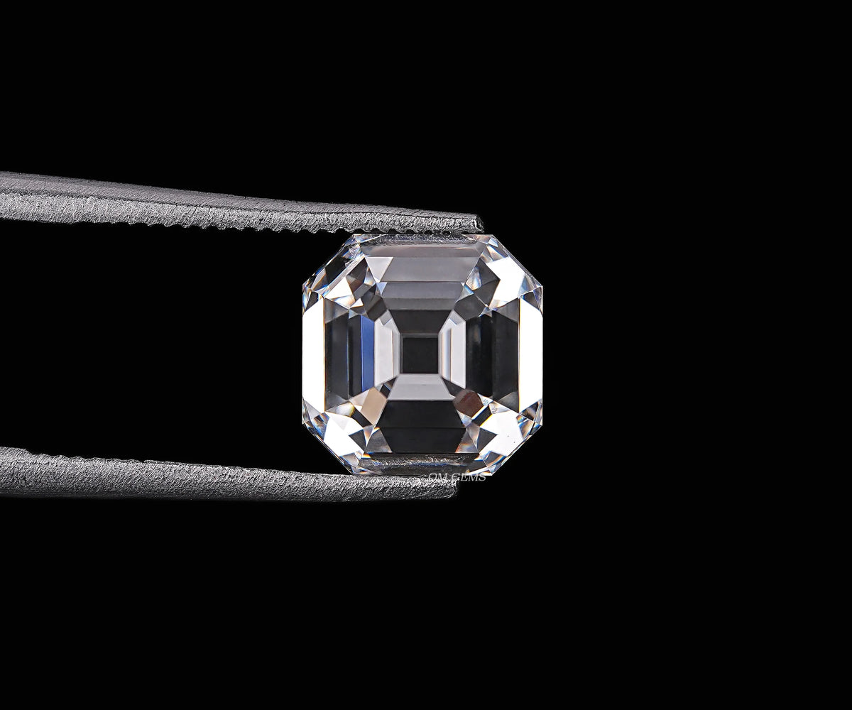 2.07 Carat Square Emerald Brilliant Cut Lab Grown Loose Diamond