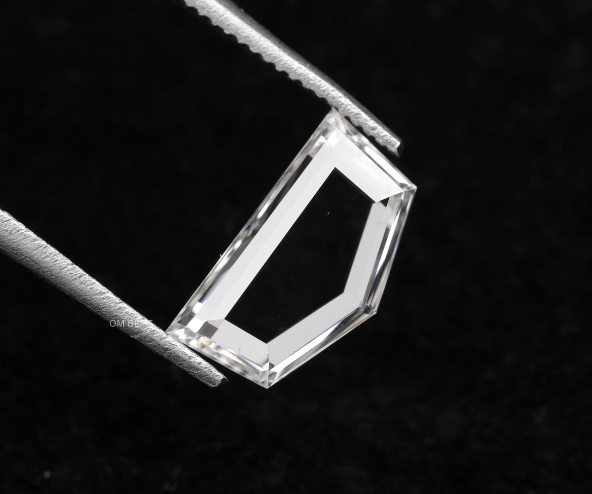 Trapezoid Portrait Cut Lab Created Loose Diamond