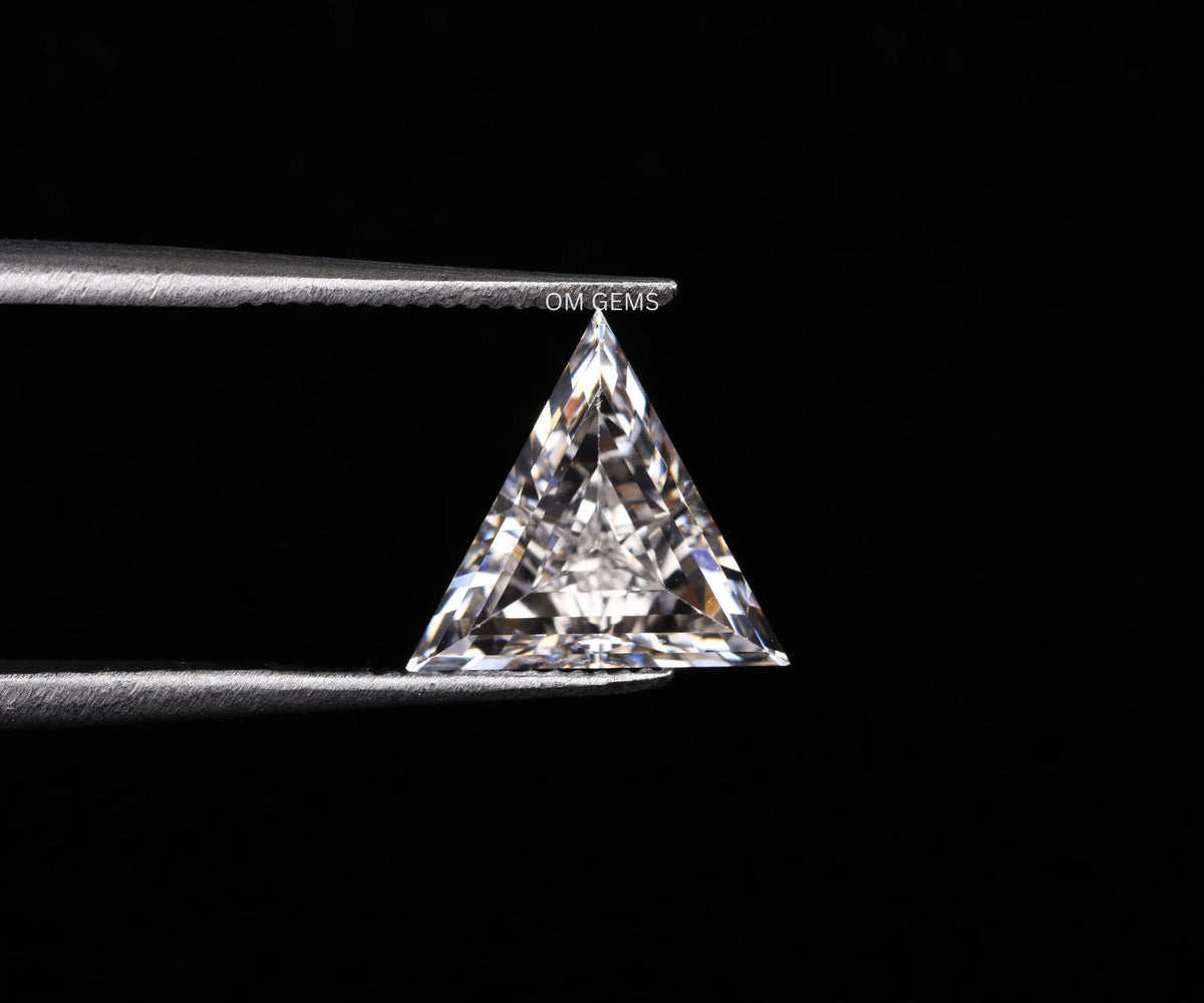 1.35 Carat Triangle Full Cut Lab Grown Unique Loose Diamond