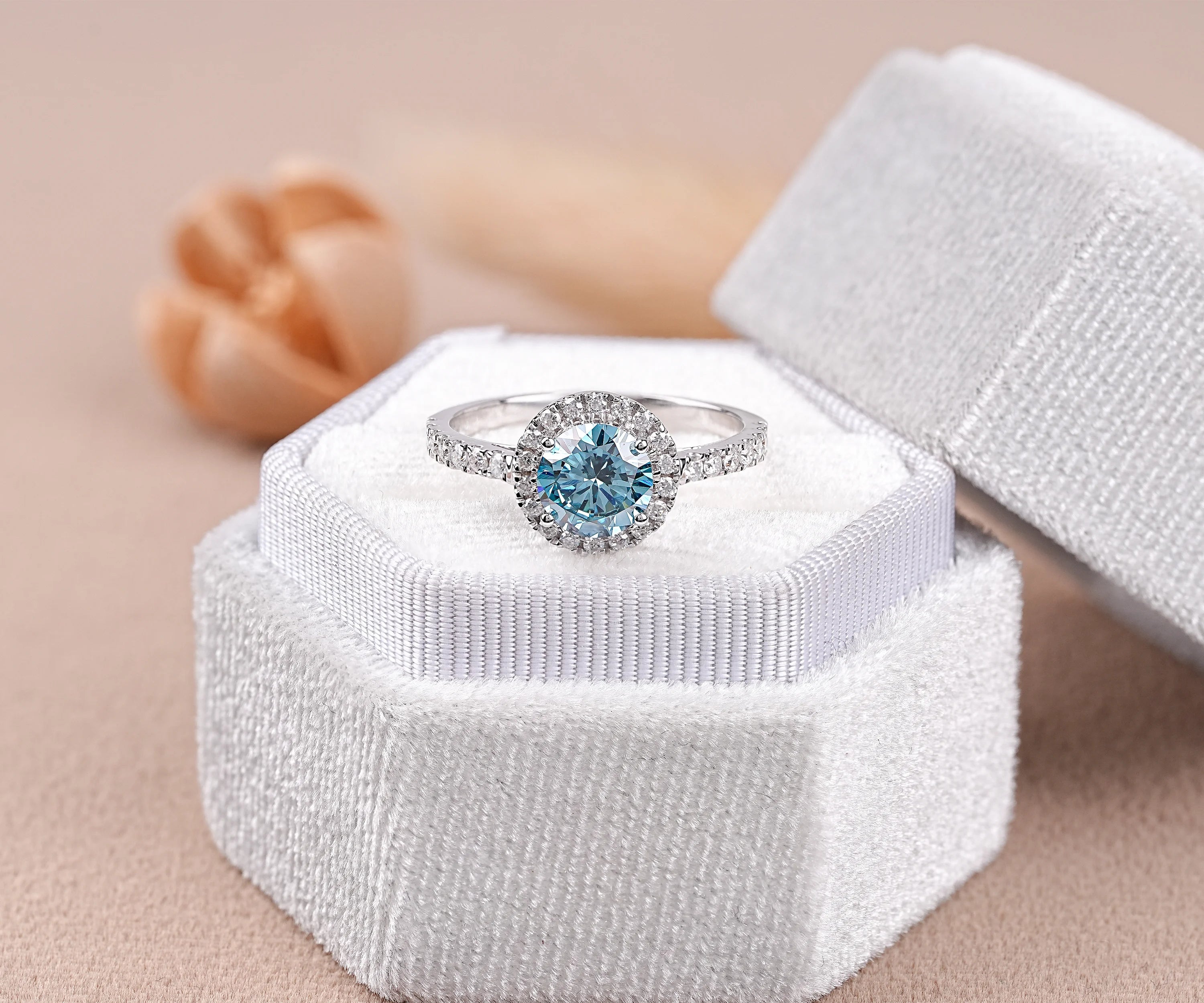 Halo Engagement Ring