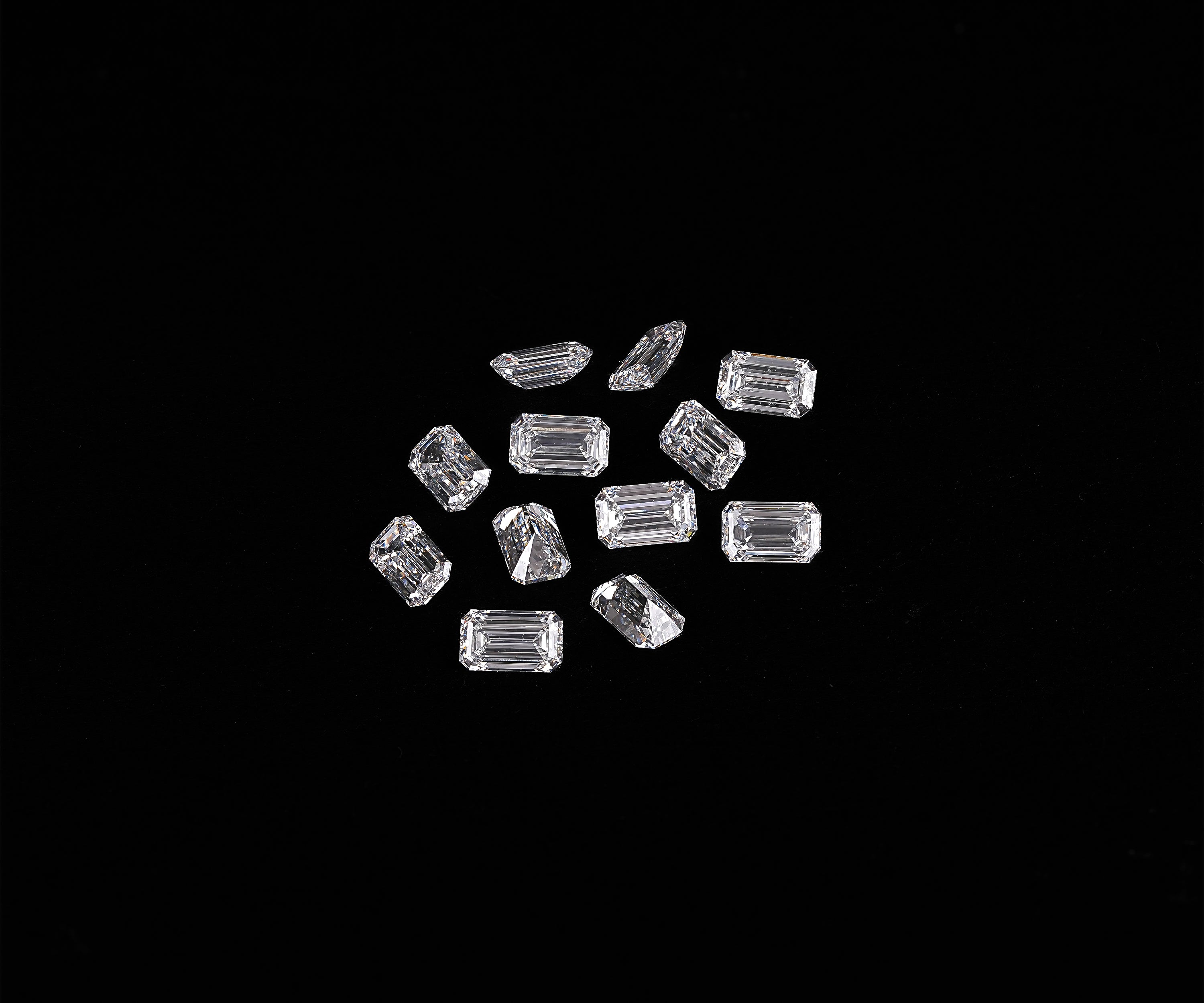 5.0 x 3.0 MM Emerald Cut Lab Grown Melee Diamond