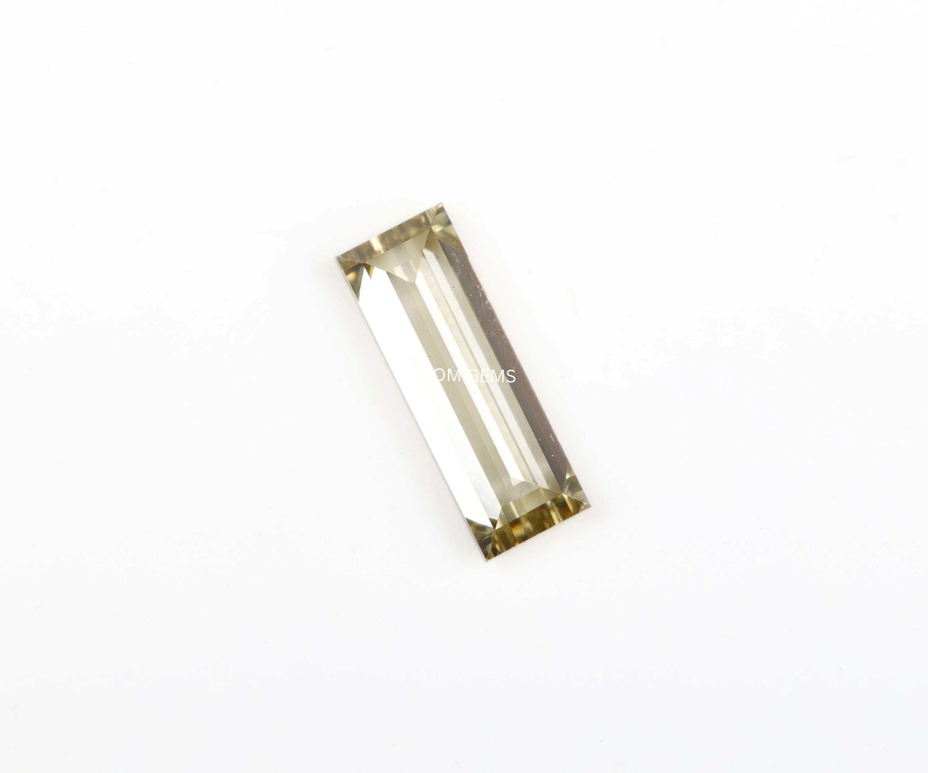Yellow Baguette Cut Lab Loose Diamond