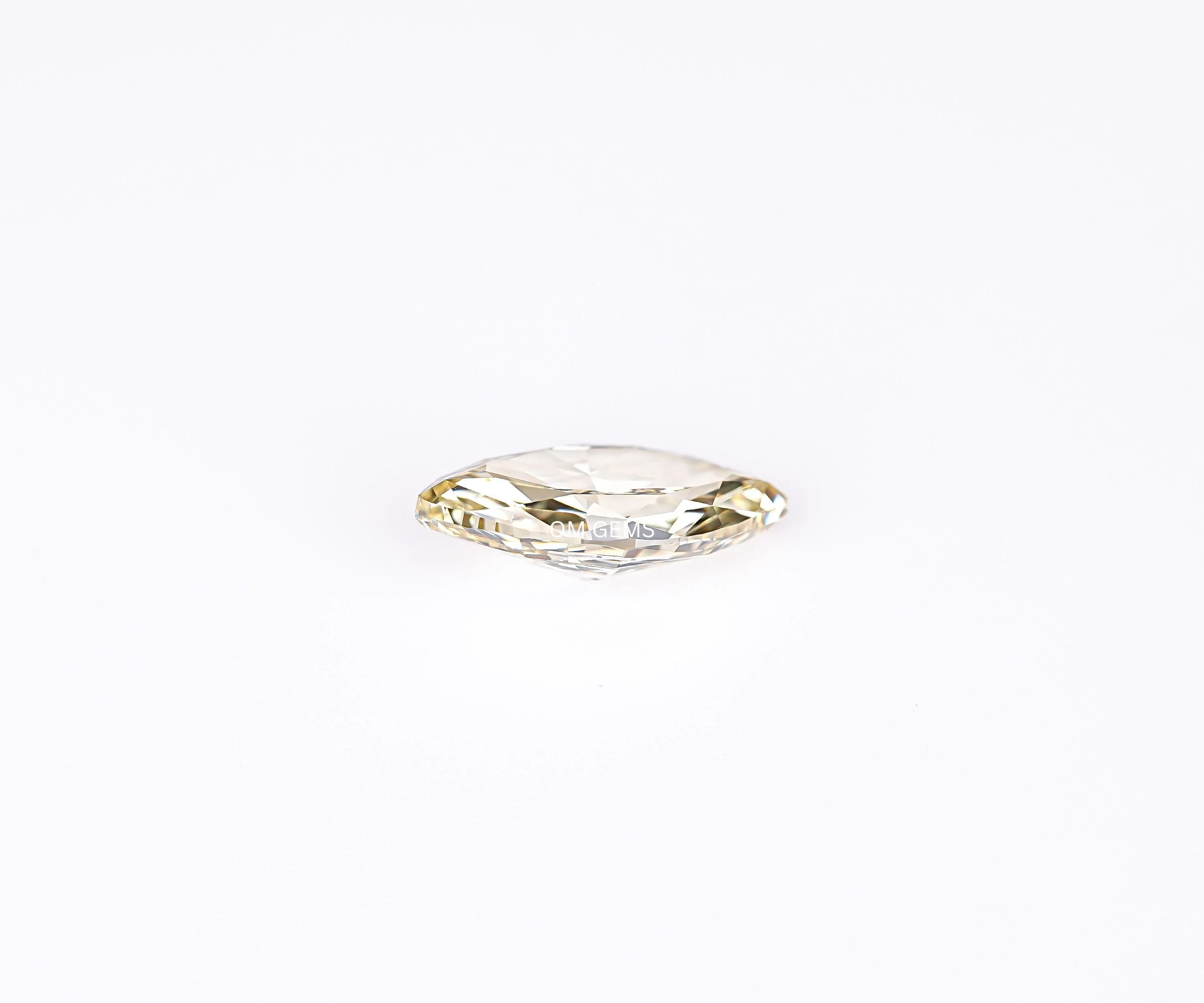 Yellow Marquise Cut Lab Grown Loose Diamond