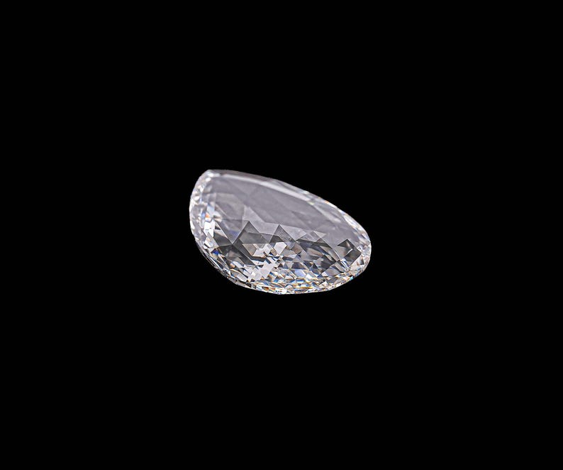 3.17 CT Rose Cut Pear Lab Grown Diamond